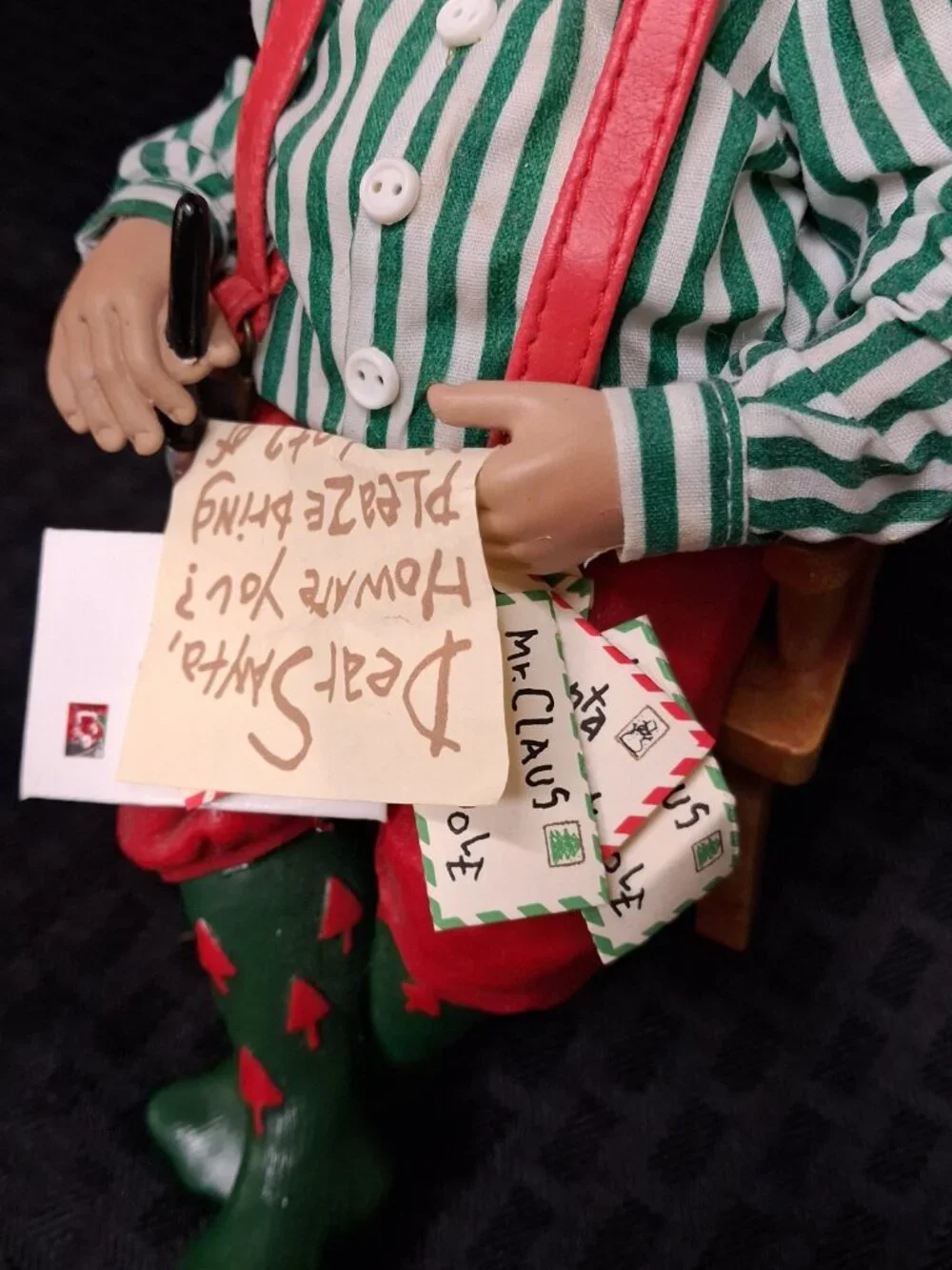 POSSIBLE DREAMS NICK'S NOOK # 4220 TUCKERED OUT SANTA CLAUS FIGURINE
